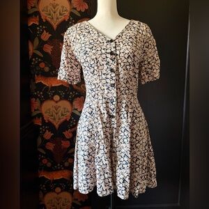 Vintage 90s Rampage Romper Floral Ditsy Print Size Small 5